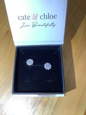 Cate & Chloe ~ flower stud earrings